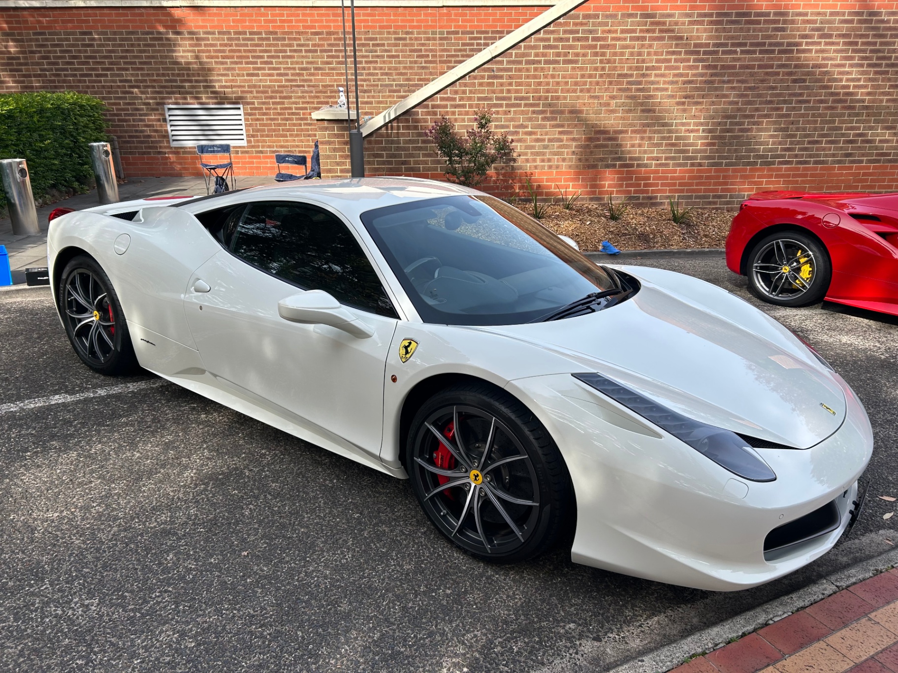 White Ferrari 458 detailed by RPS Refined Precision Studio